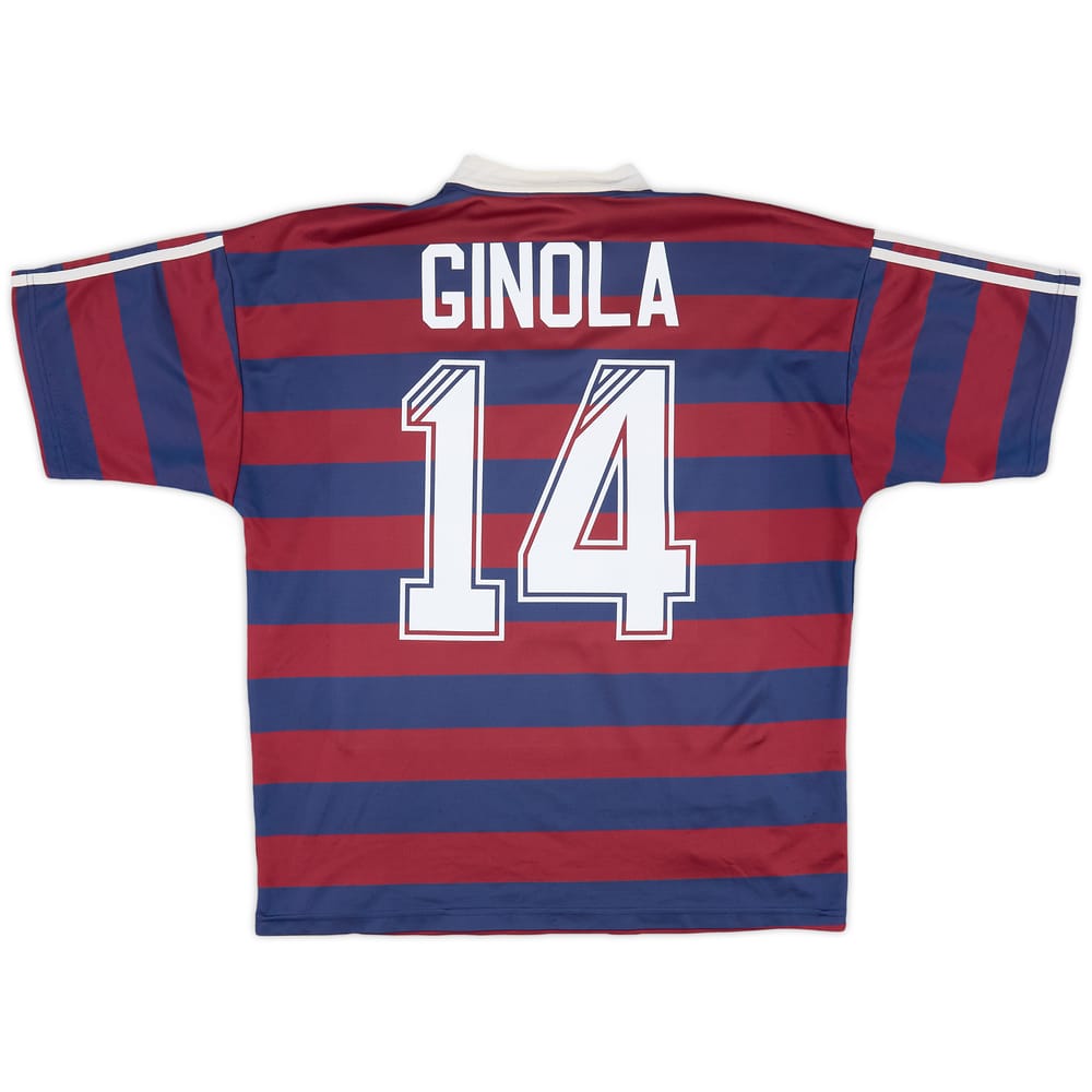 1995-96 Newcastle Away Shirt Ginola #14 - 6/10 - (L)