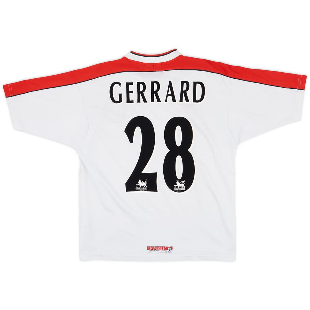 1998-99 Liverpool Away Shirt Gerrard #28 - 6/10 - (M)
