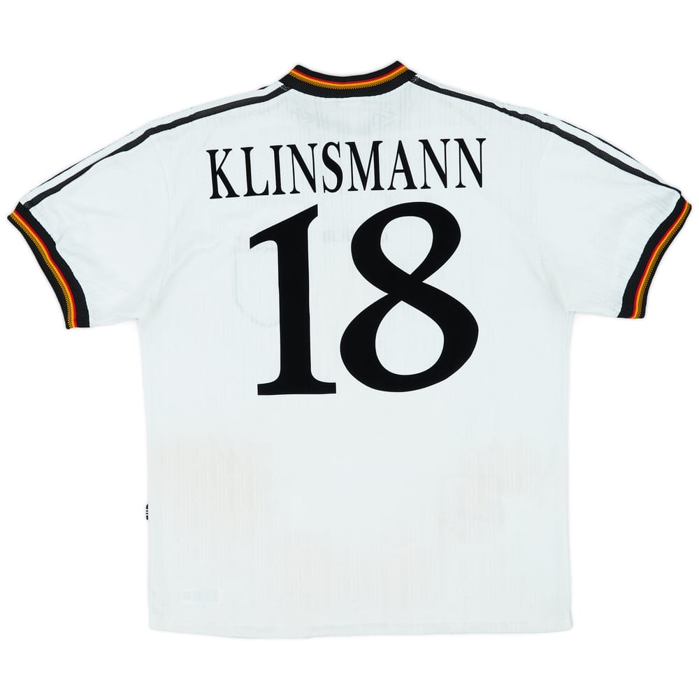 1996-98 Germany Home Shirt Klinsmann #18 - 6/10 - (L)