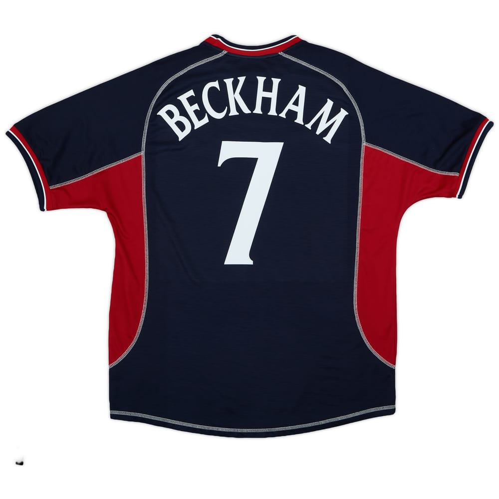 2000-01 Manchester United Third Shirt Beckham #7 - 9/10 - (XL)