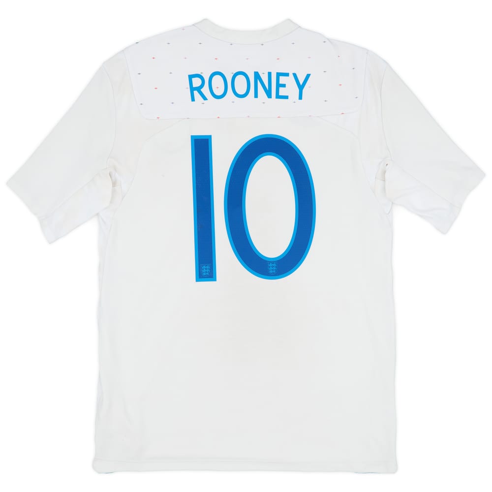 2010-11 England Home Shirt Rooney #10 - 5/10 - (M)