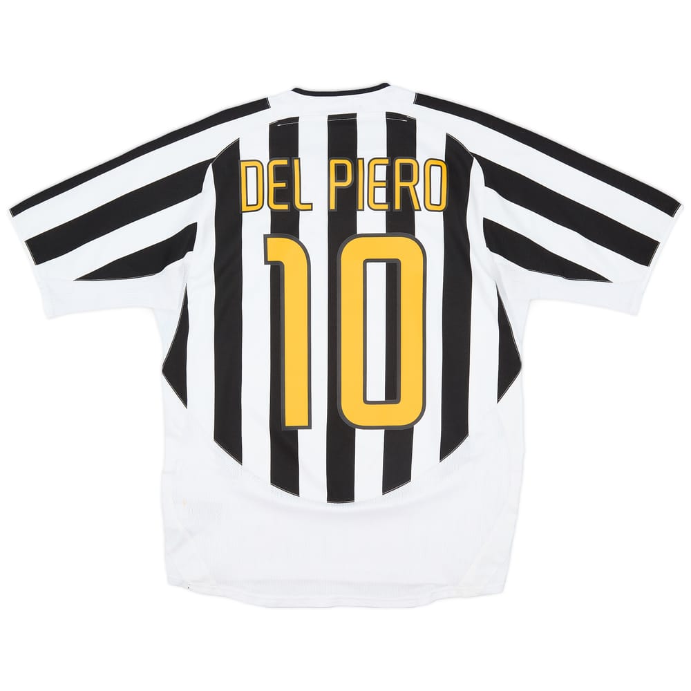 2003-04 Juventus Home Shirt Del Piero #10 - 5/10 - (M)