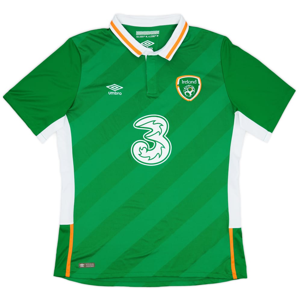 2016-17 Ireland Home Shirt - 8/10 - (XL)