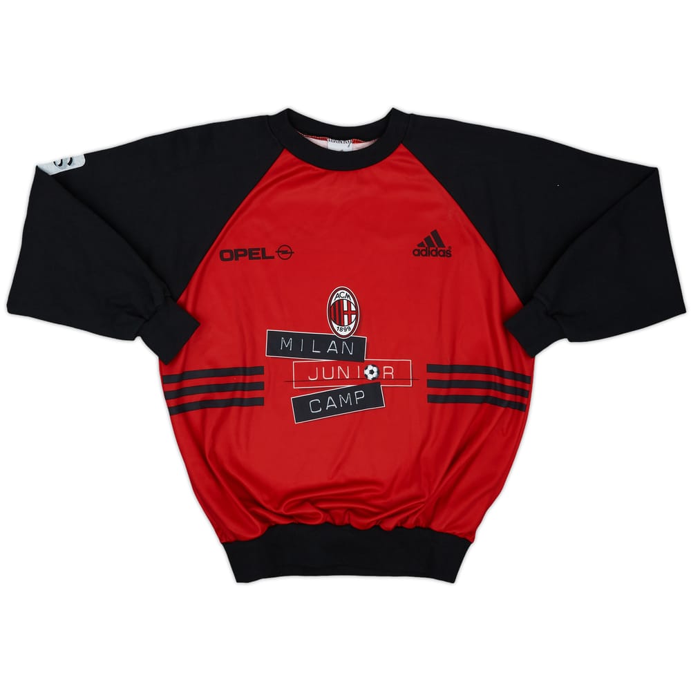 2002-03 AC Milan 'Junior Camp' adidas Sweat Top - 8/10 - (S.Boys)