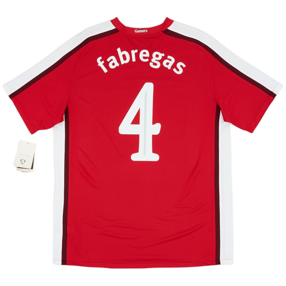 2008-10 Arsenal Home Shirt Fabregas #4 (L)