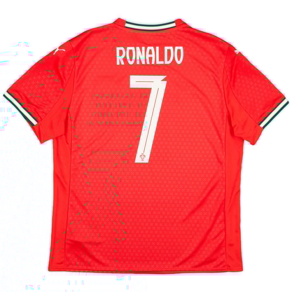 2025-26 Portugal Home Shirt Ronaldo #7