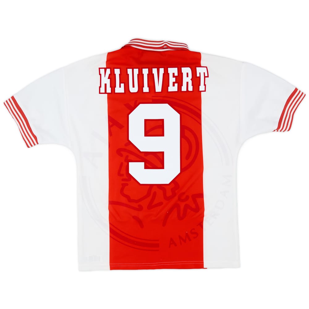 1996-97 Ajax Home Shirt Kluivert #9 - 7/10 - (XS)