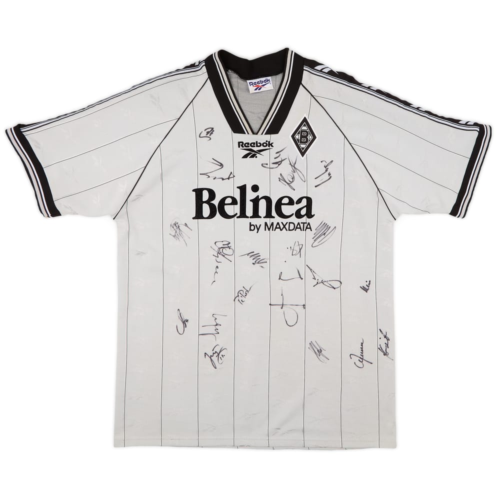1997-98 Borussia Monchengladbach Signed Home Shirt - 9/10 - (L)