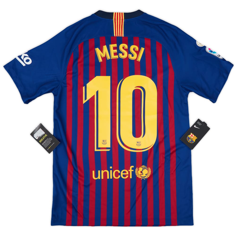 2018-19 Barcelona Home Shirt Messi #10 (S)