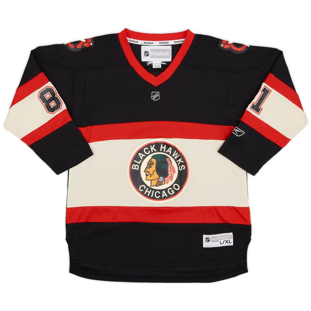 2009-11 Chicago Blackhawks Hossa #81 Reebok Replica Jersey - 9/10 - (XL.Boys)