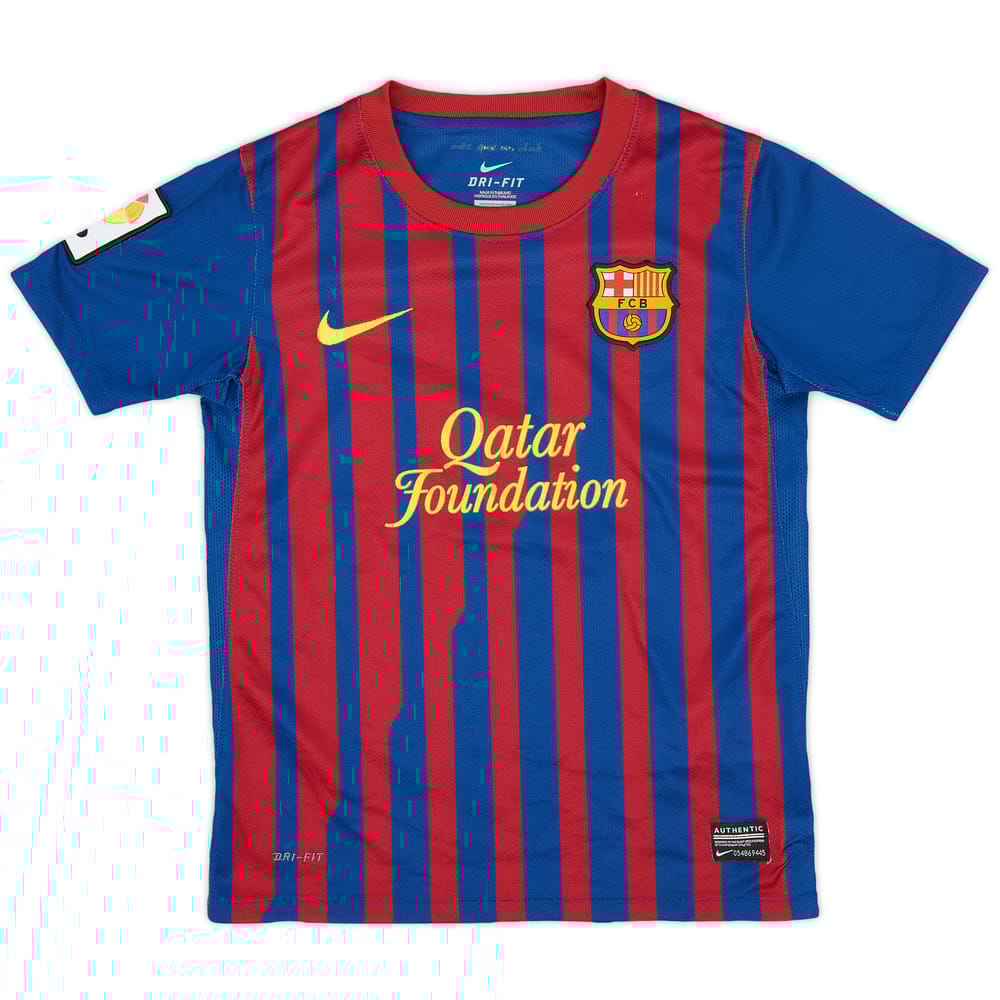 2011-12 Barcelona Home Shirt - 8/10 - (S.Boys)
