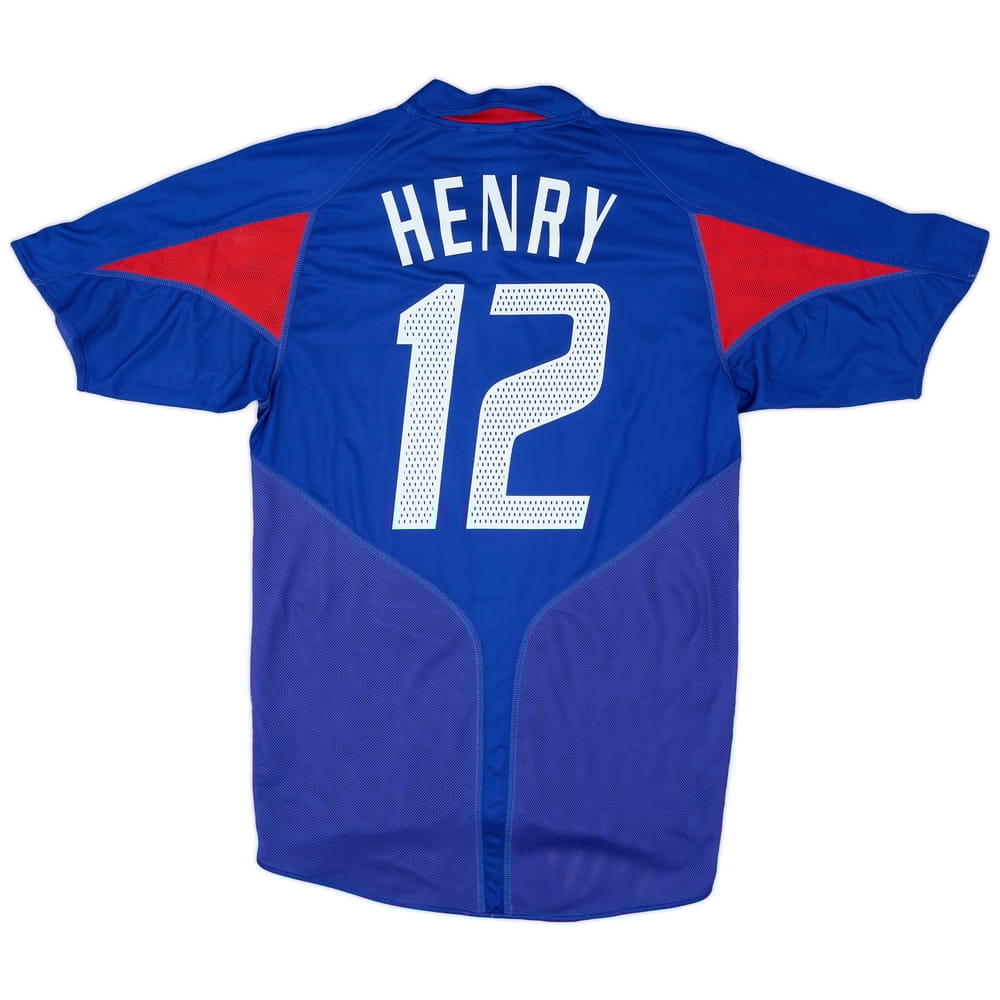 2004-06 France Home Shirt Henry #12 (S)