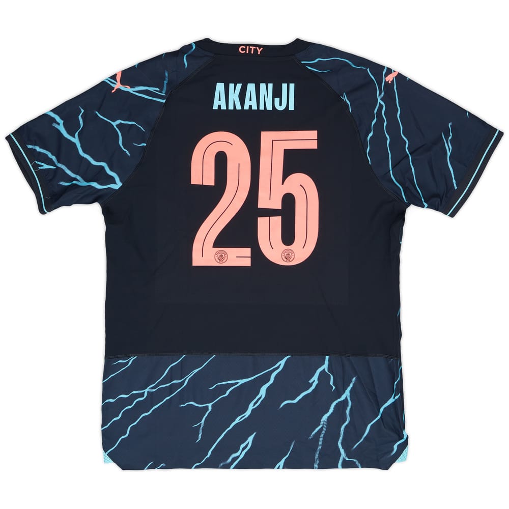 2023-24 Manchester City Player Issue Third Shirt Akanji #25 - 8/10 - (XL)