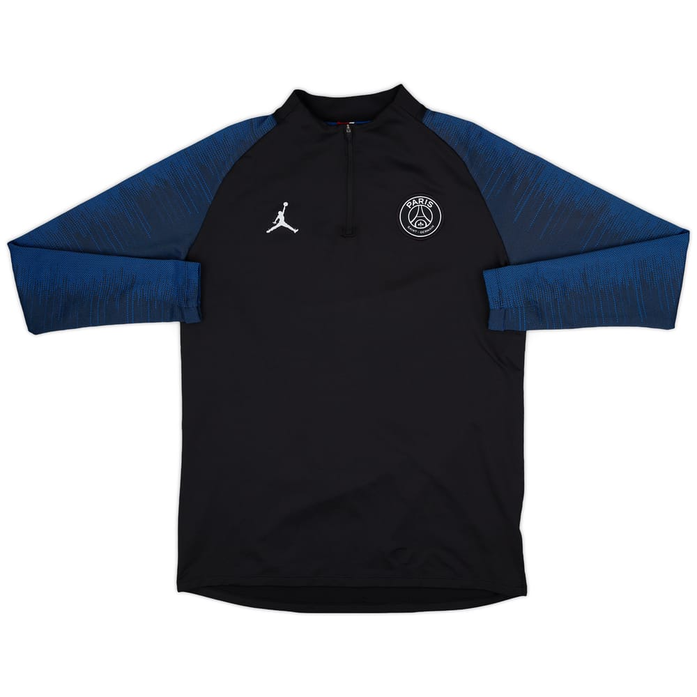 2020-21 Paris Saint-Germain Air Jordan 1/4 Zip Drill Top - 9/10 - (L)
