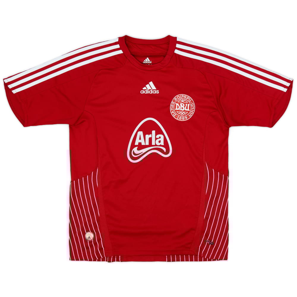 2007-08 Denmark adidas 'Fodboldskloe' Training Shirt - 7/10 - (L.Boys)