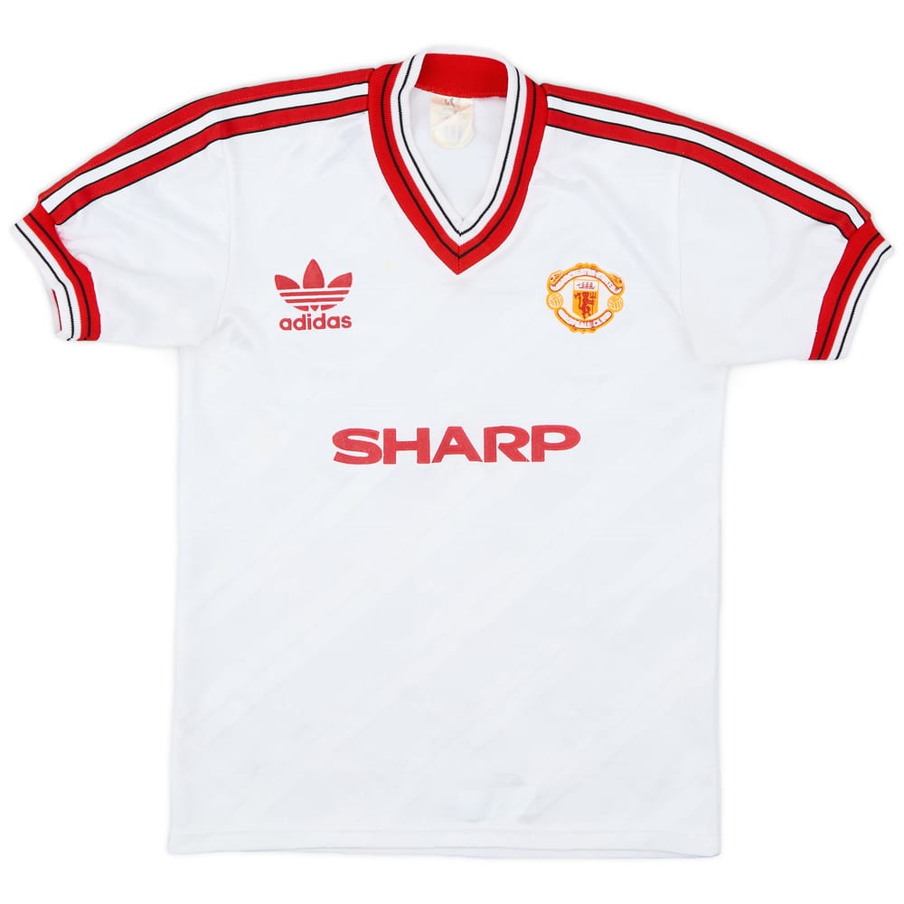 1986-88 Manchester United Away Shirt - 7/10 - (L.Boys)