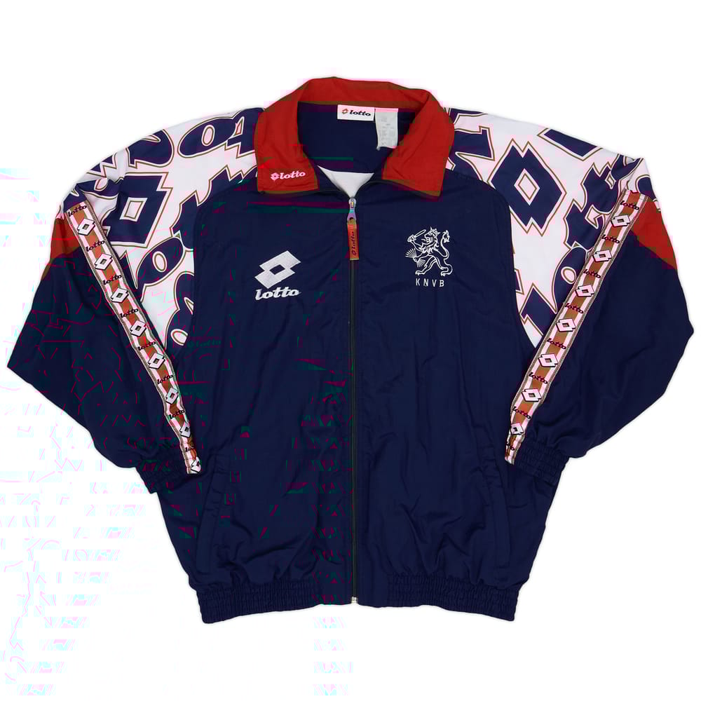 1994-96 Netherlands Lotto Track Jacket - 9/10 - (XXL)