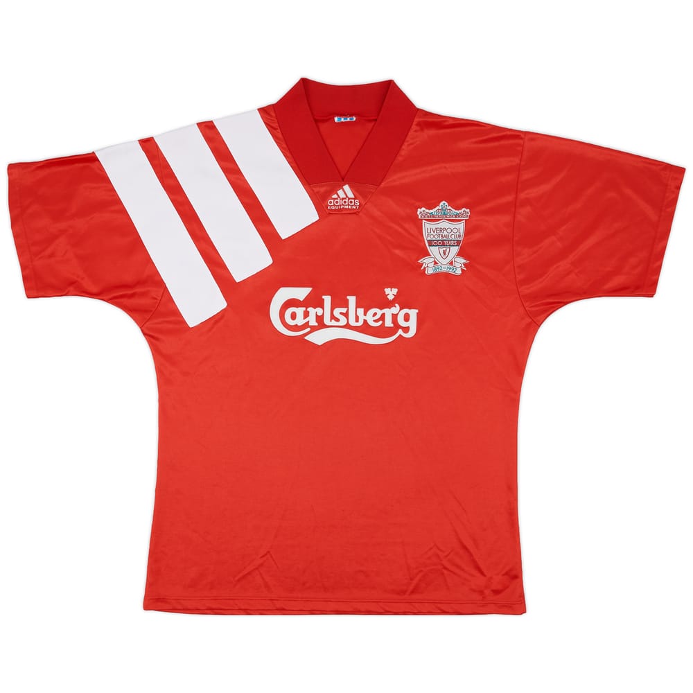 1992-93 Liverpool Centenary Home Shirt - 8/10 - (XL)
