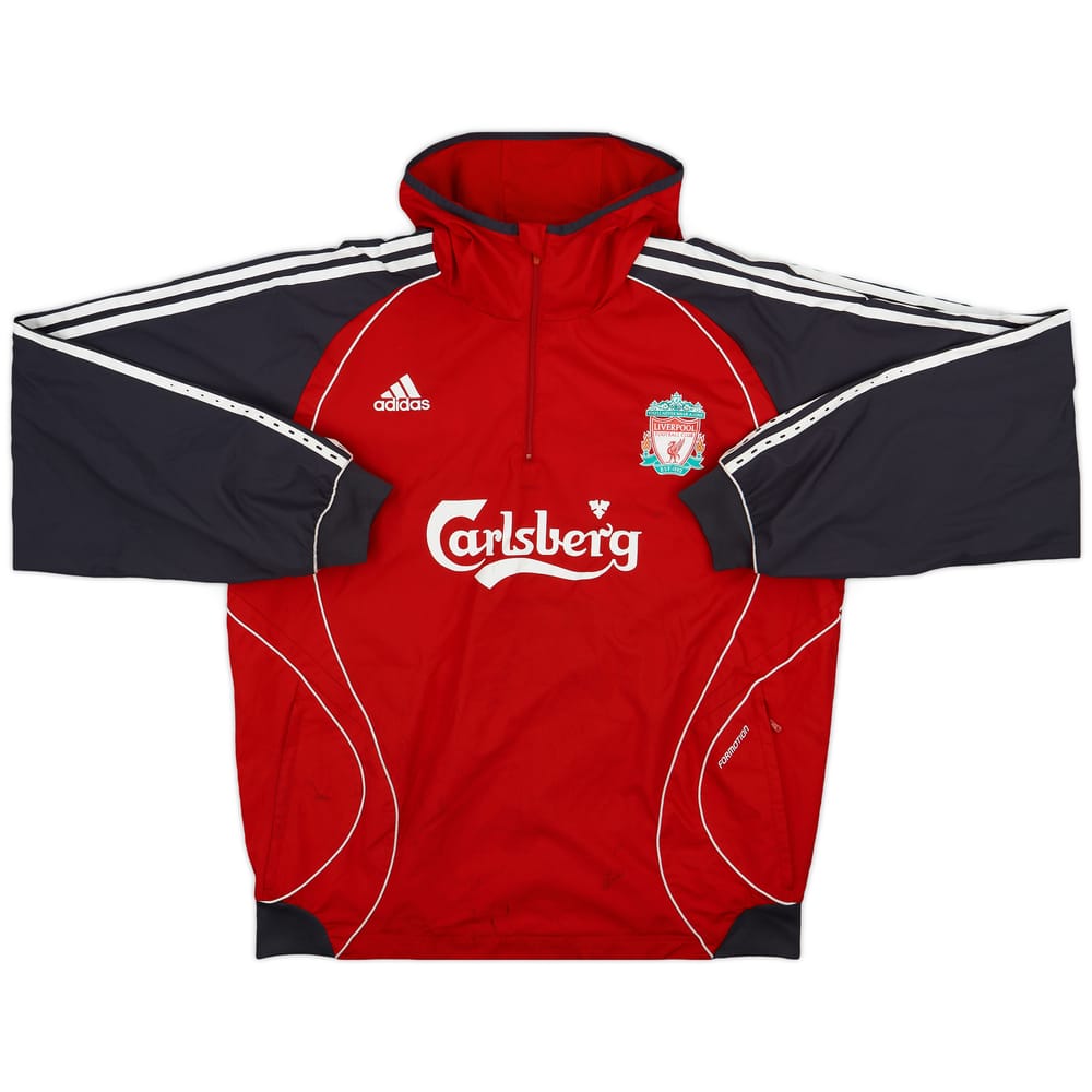 2006-07 Liverpool Formotion Hooded 1/4 Zip Drill Top - 7/10 - (L)