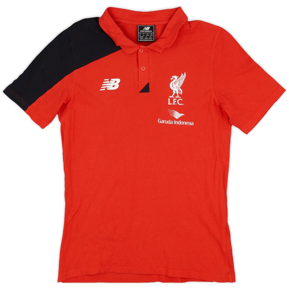 2015-16 Liverpool New Balance Polo Shirt - 9/10 - (S)