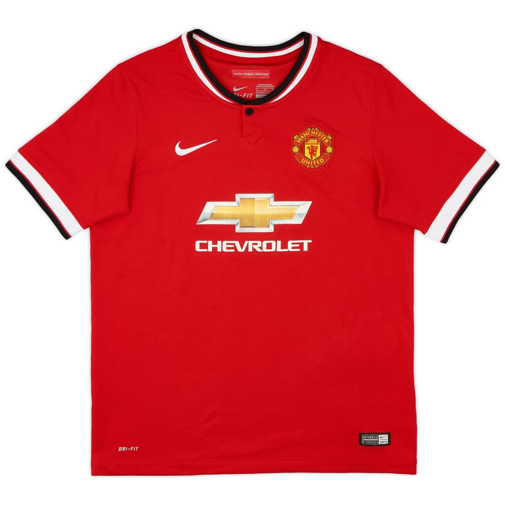 2014-15 Manchester United Home Shirt - 8/10 - (XL.Boys)