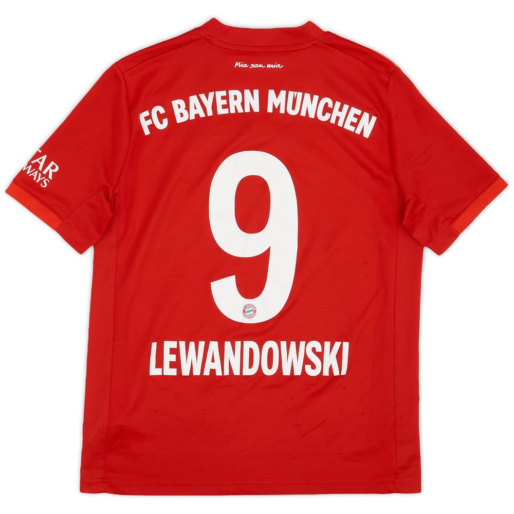 2019-20 Bayern Munich Home Shirt Lewandowski #9 - 8/10 - (L.Boys)
