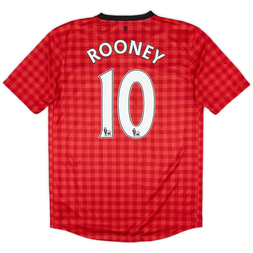 2012-13 Manchester United Home Shirt Rooney #10 - 5/10 - (M)