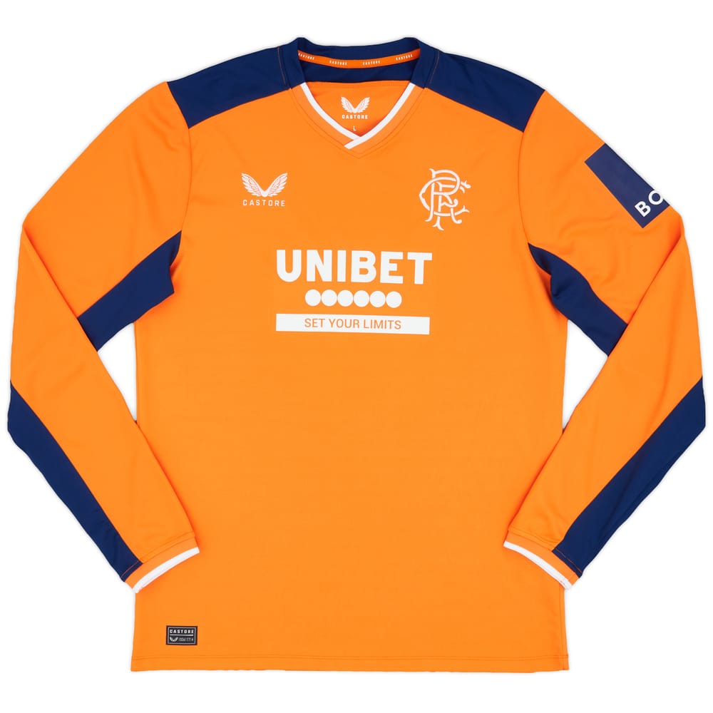 2022-23 Rangers Third L/S Shirt - As New