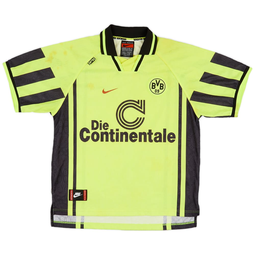 1996-97 Borussia Dortmund Home Shirt - 5/10 - (XL)