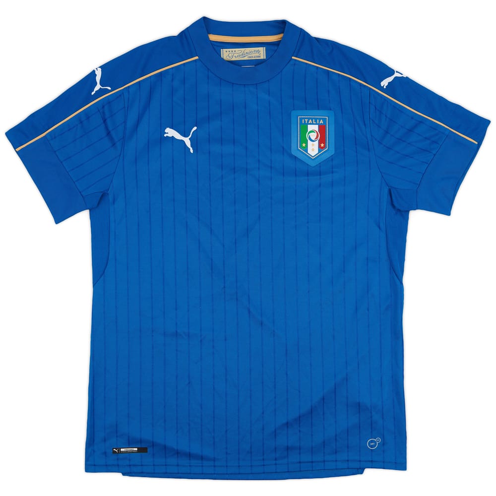 2016-17 Italy Home Shirt - 9/10 - (L)
