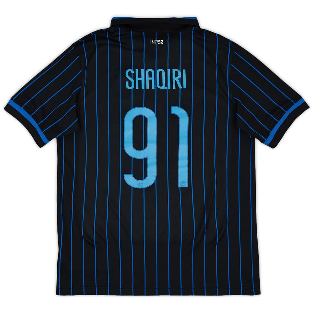 2014-15 Inter Milan Home Shirt Shaqiri #91 - 8/10 - (XL.Boys)