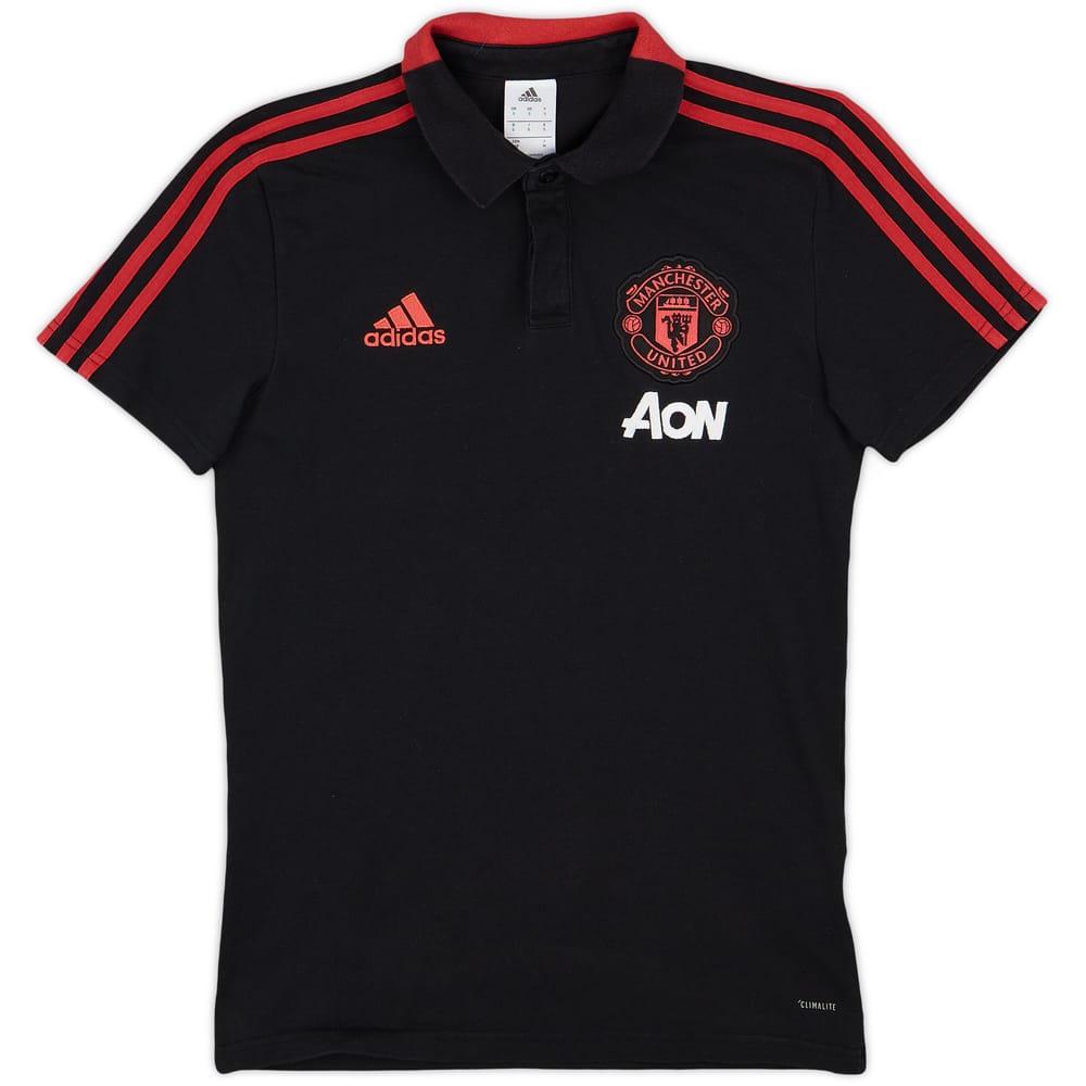 2018-19 Manchester United adidas Polo Shirt - 7/10 - (S)