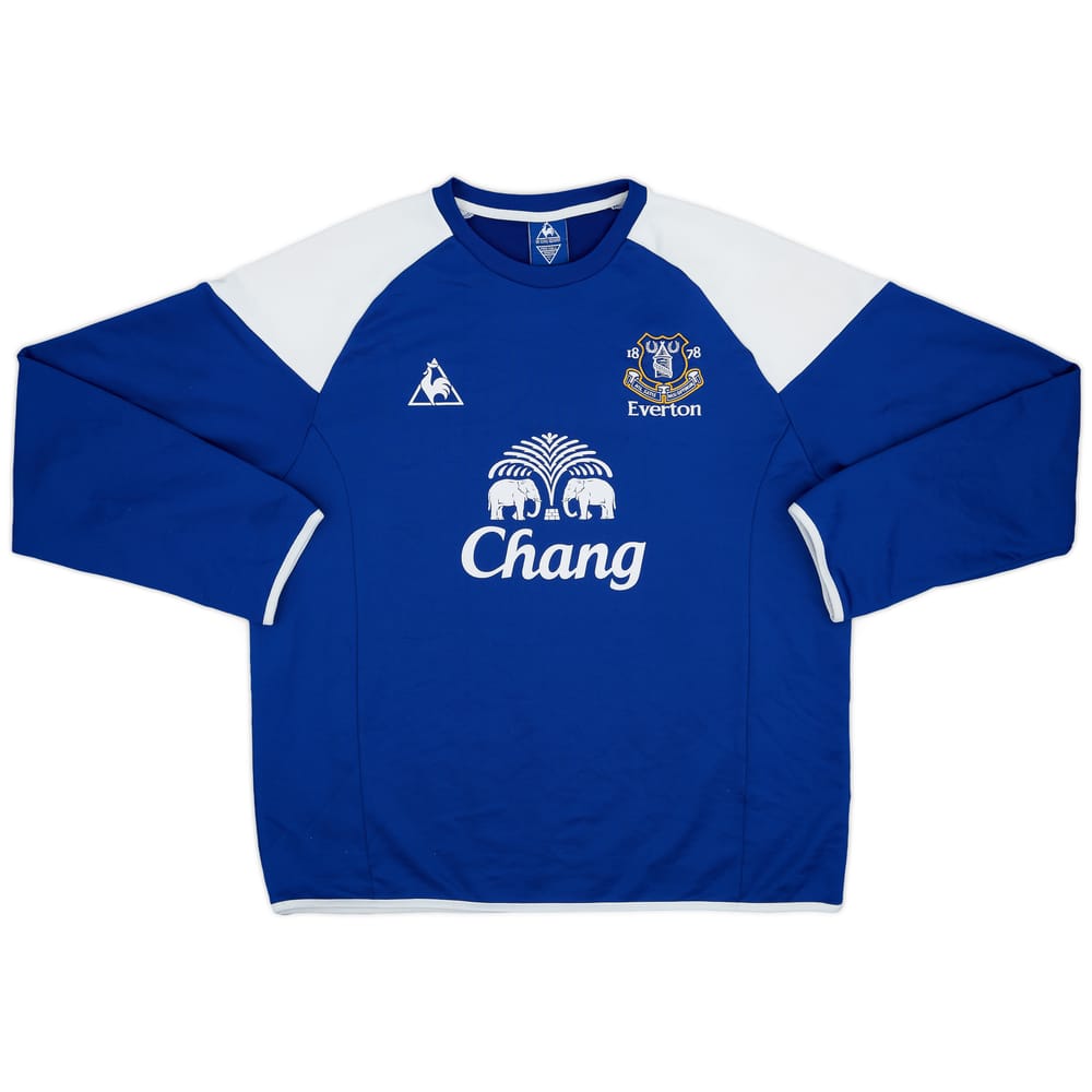 2009-10 Everton Le Coq Sportif Training Sweat Top - 8/10 - (XL)