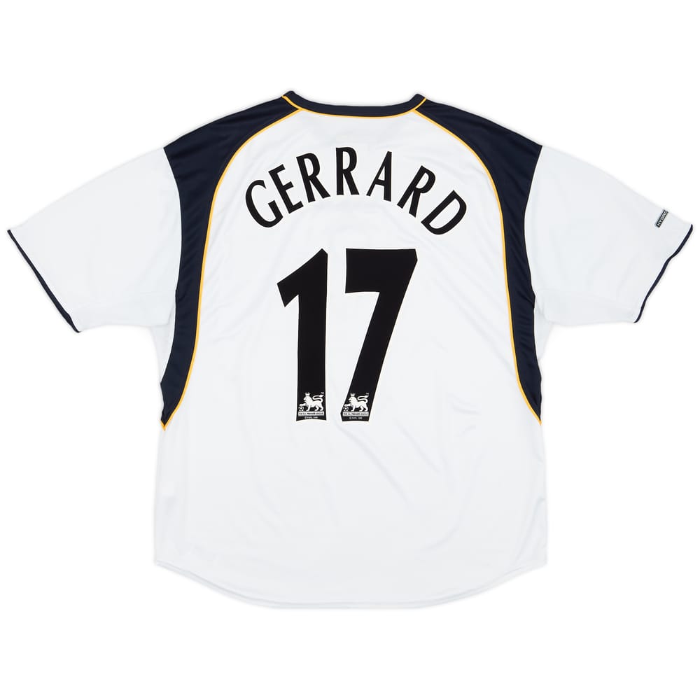 2001-03 Liverpool Away Shirt Gerrard #17 - 8/10 - (L)