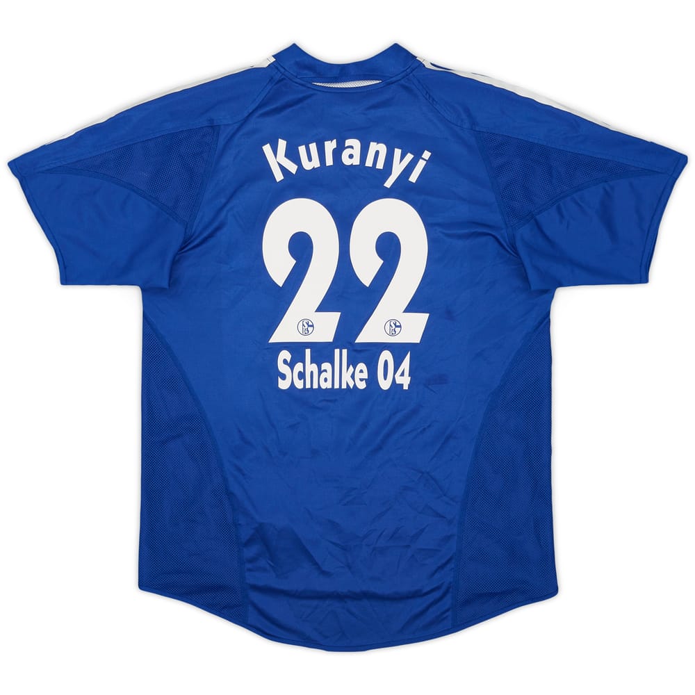 2004-05 Schalke Home Shirt Kuranyi #22 - 8/10 - (XL.Boys)
