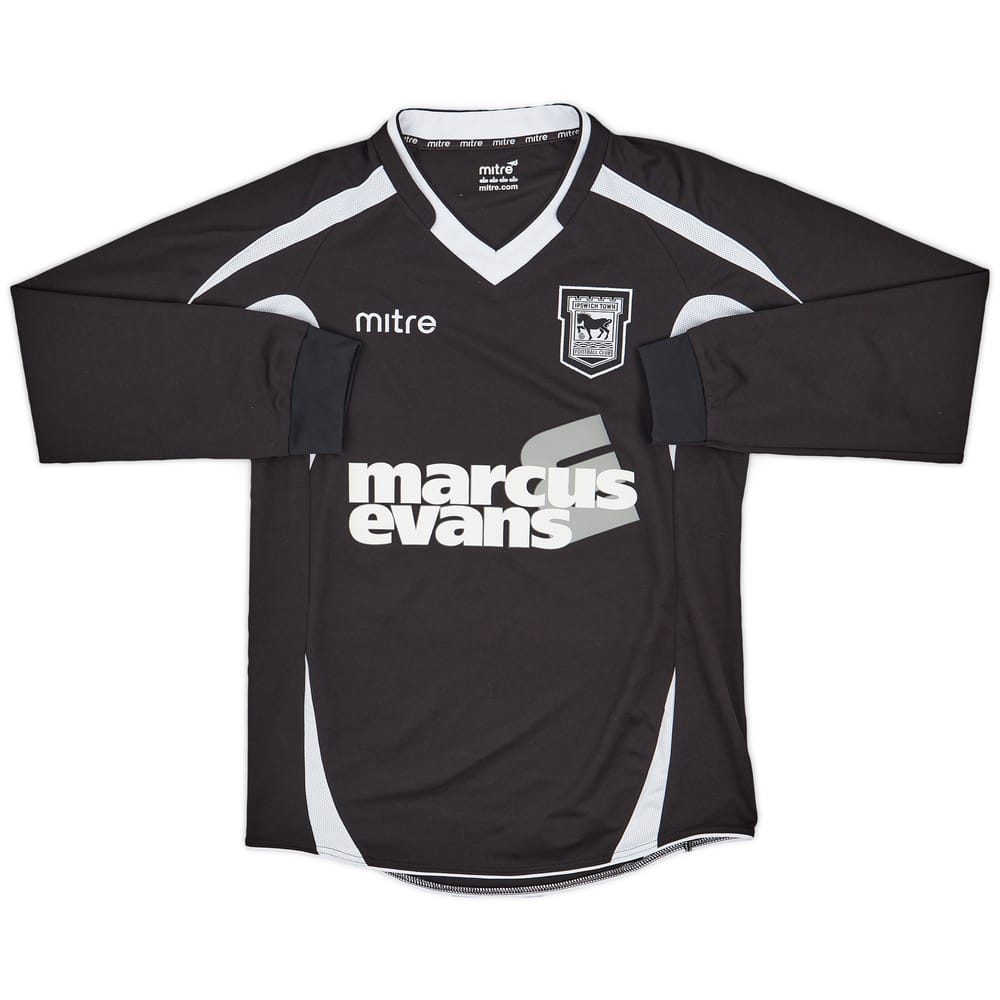 2010-12 Ipswich Away L/S Shirt - 8/10 - (S)