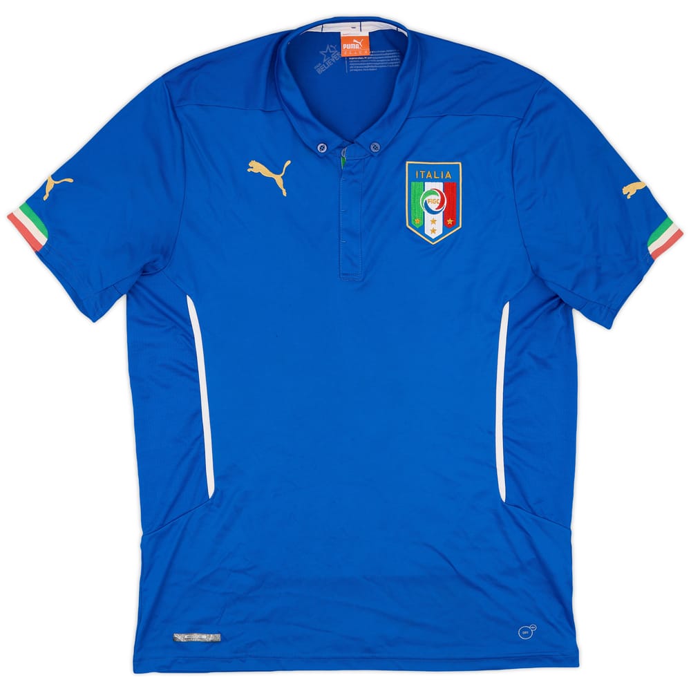 2014-15 Italy Home Shirt - 9/10 - (XL)