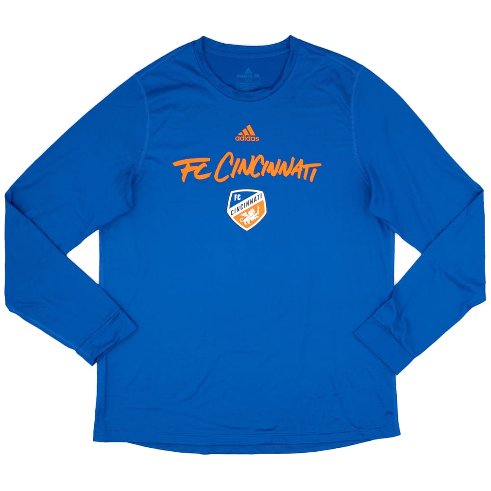 2020 FC Cincinnati adidas Cotton L/S Tee - 10/10 - (L)