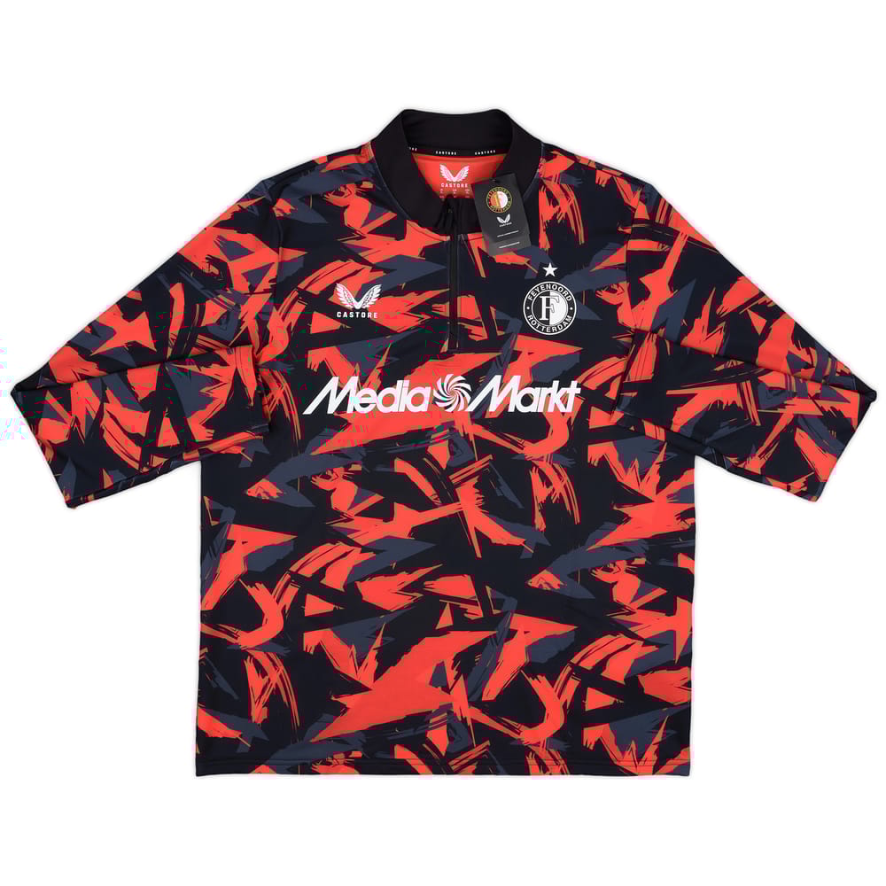 2024-25 Feyenoord Castore 1/4 Zip Training Top (XL)