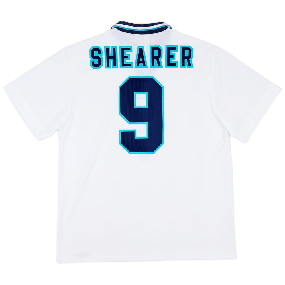 1995-97 England Home Shirt Shearer #9 - 7/10 - (XL)