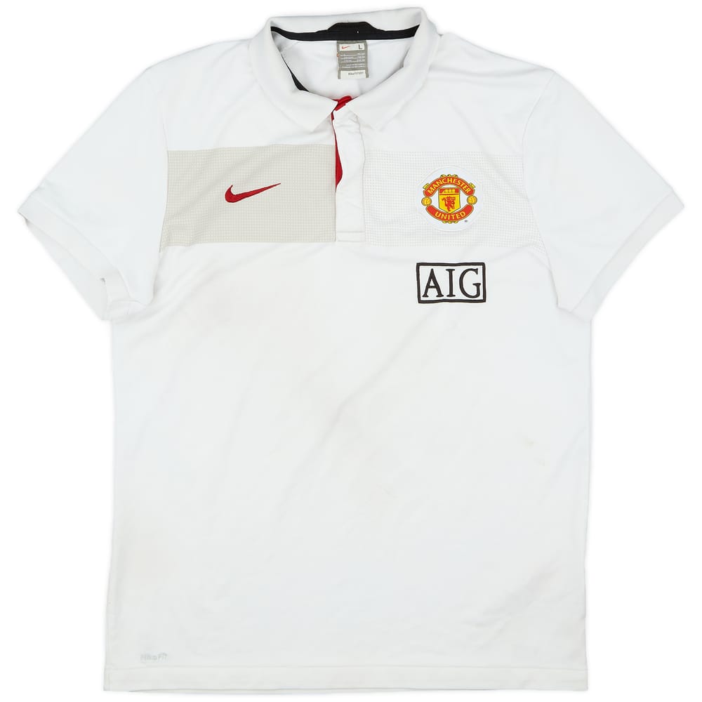 2009-10 Manchester United Nike Polo Shirt - 6/10 - (L)