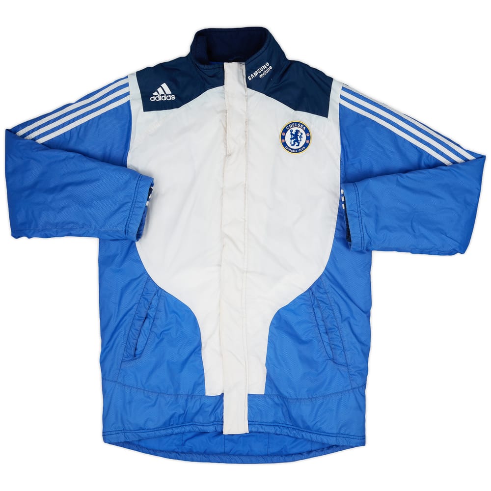 2007-08 Chelsea adidas Padded Bench Coat - 9/10 - (M)