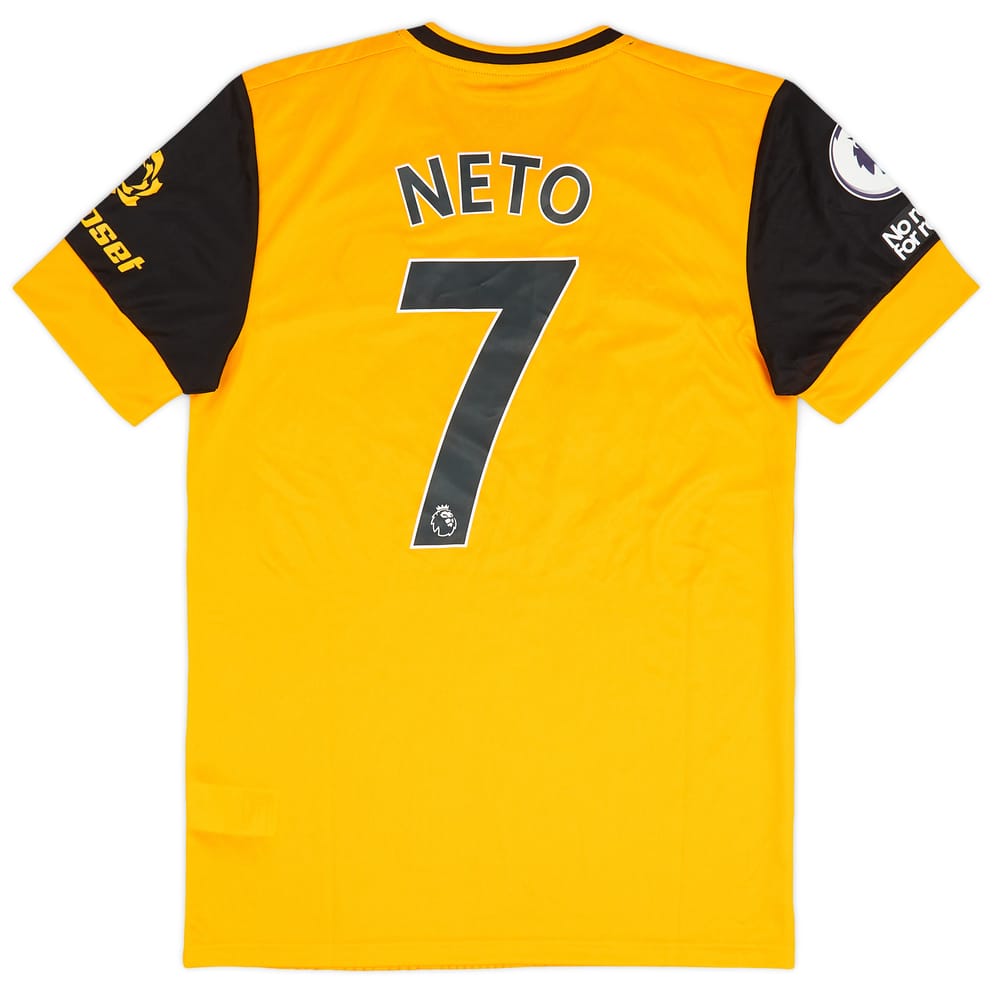2020-21 Wolves Match Issue Home Shirt Neto #7