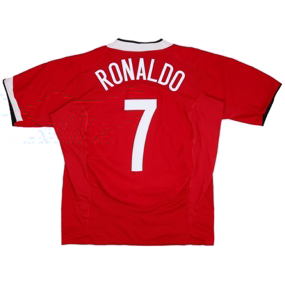 2004-06 Manchester United Home Shirt Ronaldo #7 - 5/10 - (XL)
