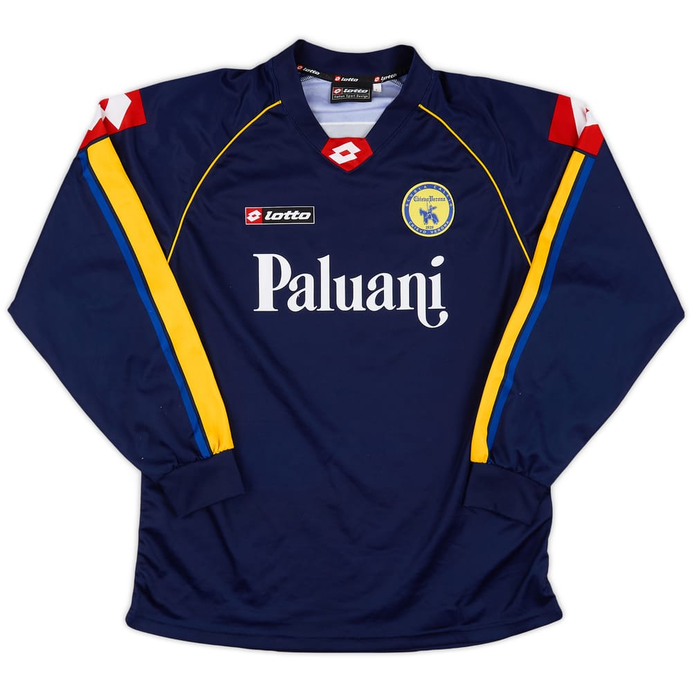 2003-04 Chievo Verona Lotto Training L/S Shirt - 8/10 - (L)