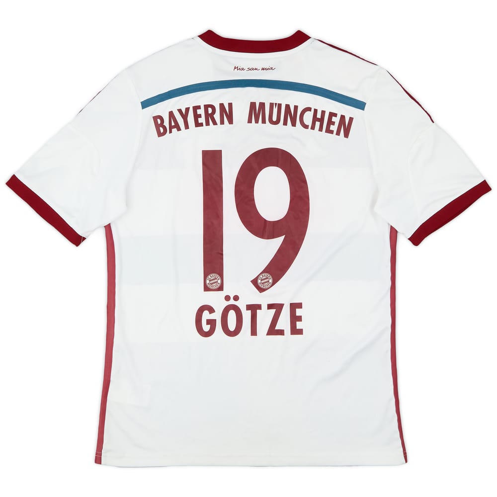 2014-15 Bayern Munich Away Shirt Gotze #19 - 6/10 - (XL.Boys)