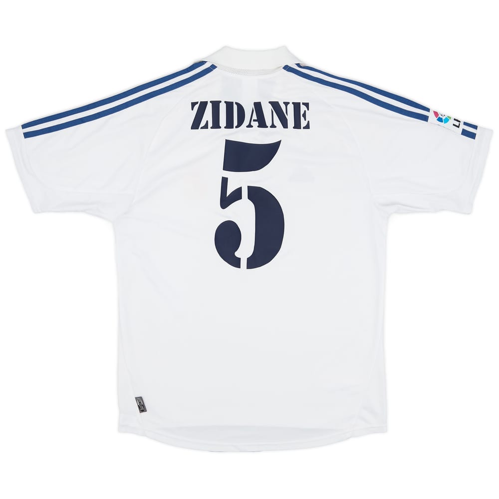 2001 Real Madrid Home Shirt Zidane #5 - 4/10 - (M)