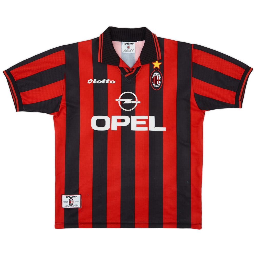 1997-98 AC Milan Home Shirt - 6/10 - (L)