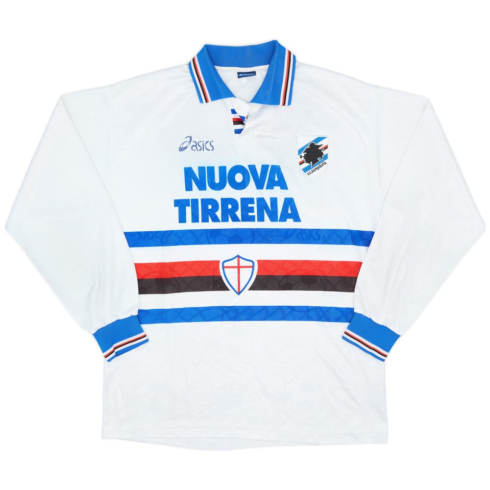 1995-96 Sampdoria Away L/S Shirt - 7/10 - (M)