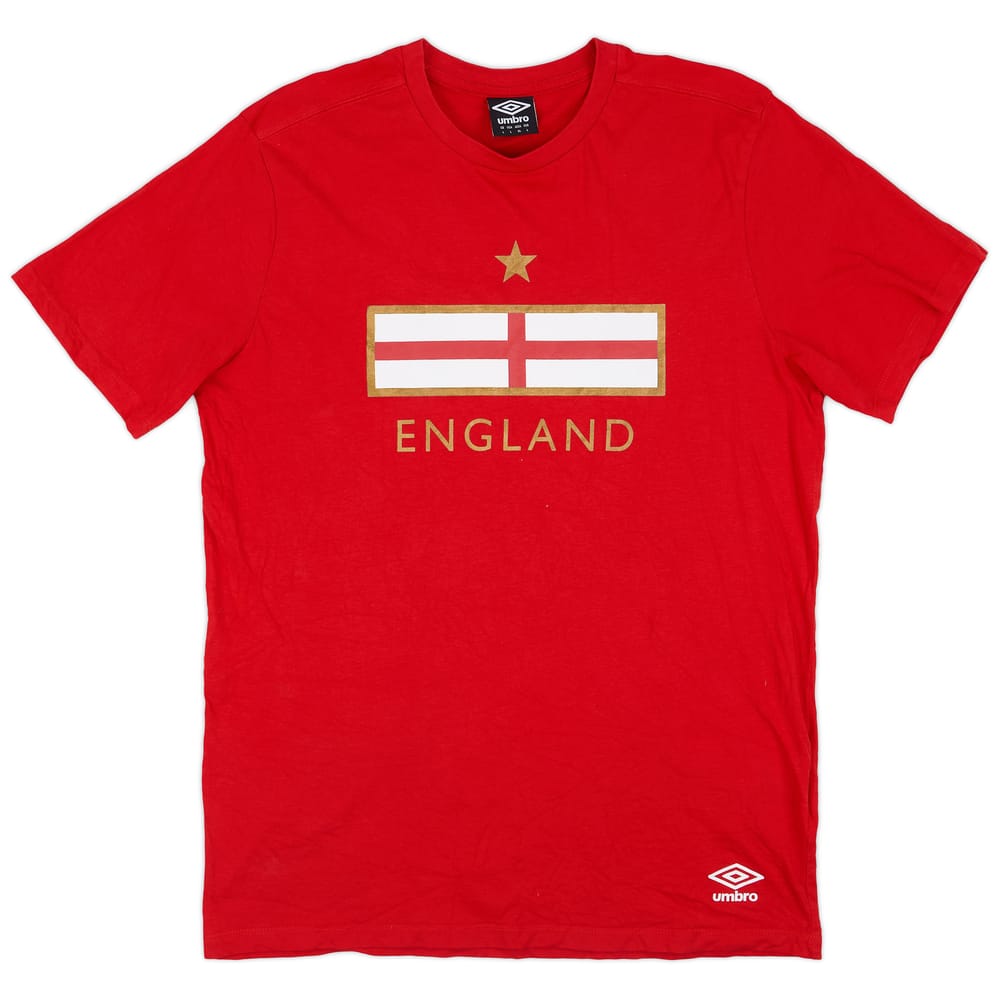 2010s England Umbro Cotton Tee - 10/10 - (L)